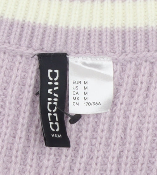 Womens UK Size 12 H&M Purple Vest Jumper