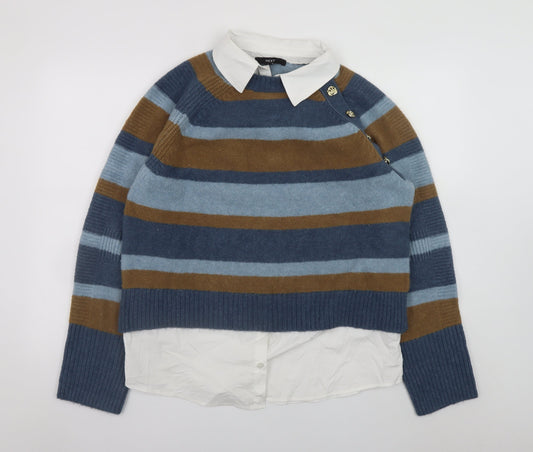 Womens UK Size S NEXT Multicoloured Pullover Jumper