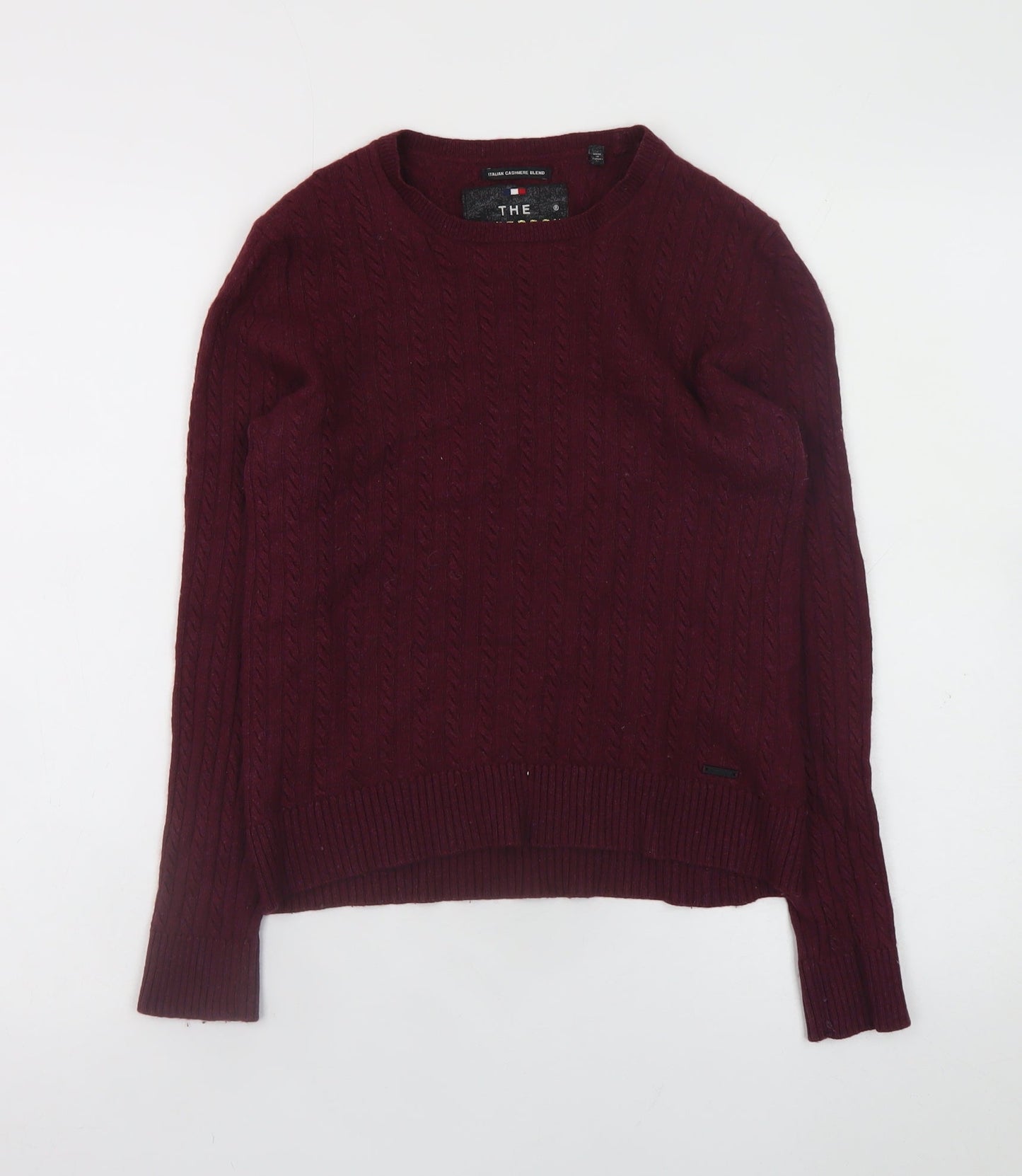Womens UK Size M Superdry Red Pullover Jumper