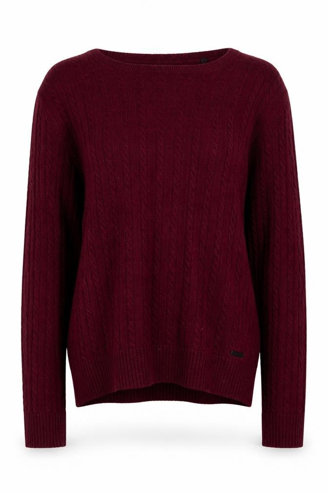 Womens UK Size M Superdry Red Pullover Jumper