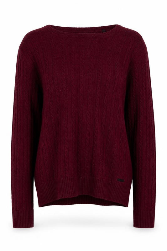 Womens UK Size M Superdry Red Pullover Jumper