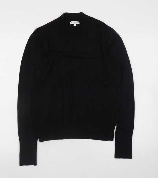 Womens UK Size 14 Warehouse Black Pullover Jumper