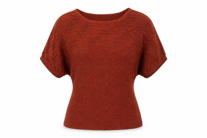 Womens UK Size M Classics Brown Pullover Jumper