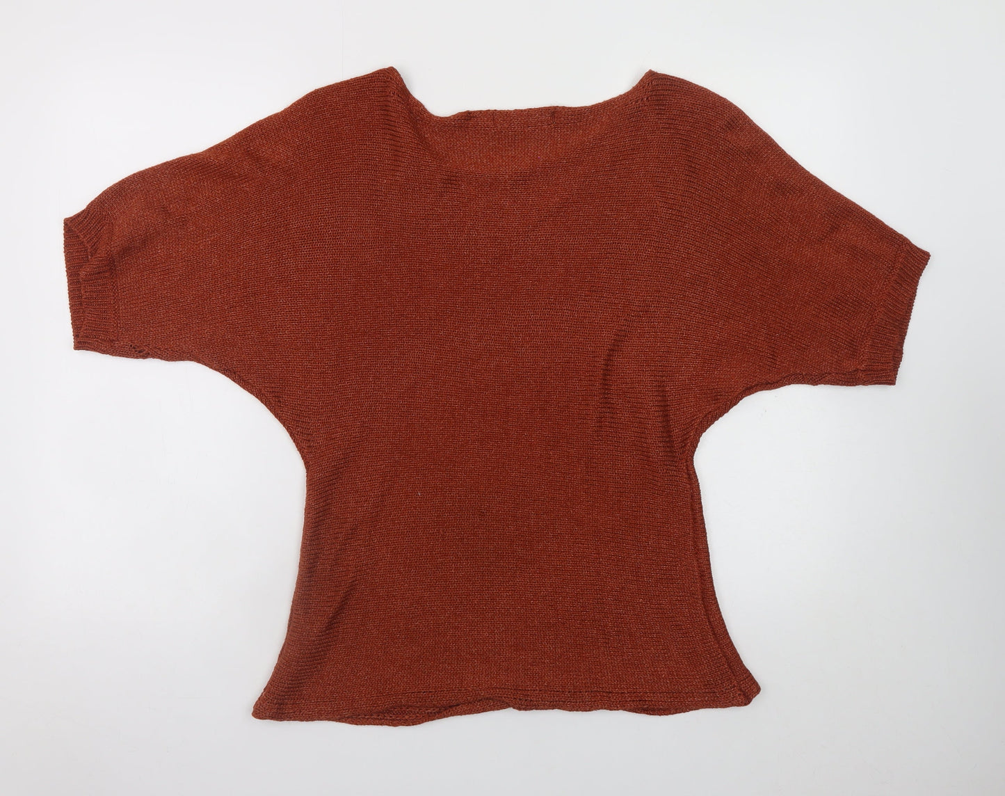 Womens UK Size M Classics Brown Pullover Jumper