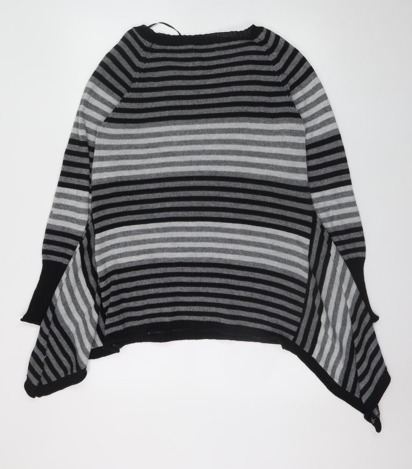 Womens UK Size L Femme Grey Tunic Jumper