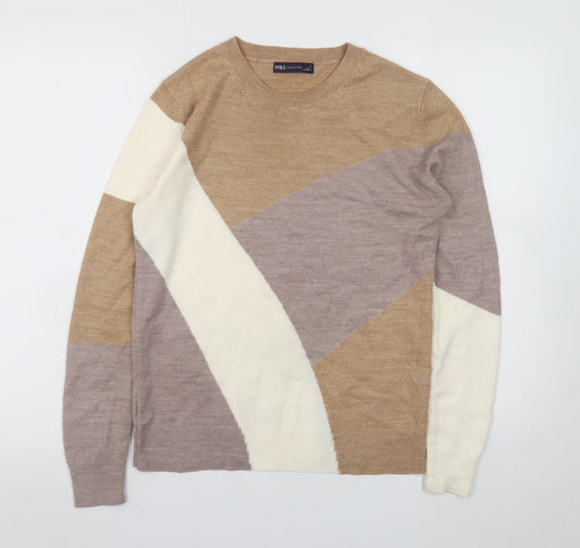 Womens UK Size 12 Marks and Spencer Beige Pullover Jumper