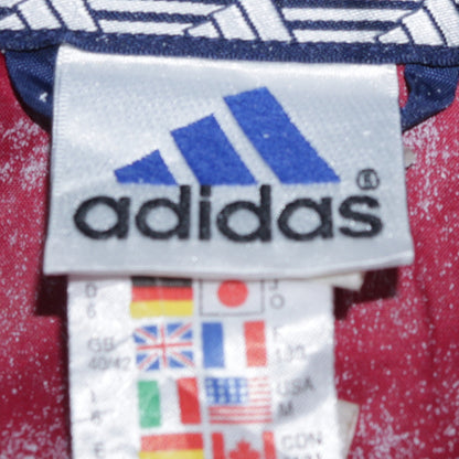 Mens UK Size M adidas Multicoloured Windbreaker Coat
