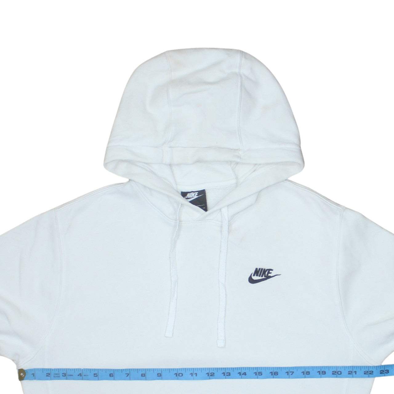 Mens UK Size S Nike White Pullover Hoodie