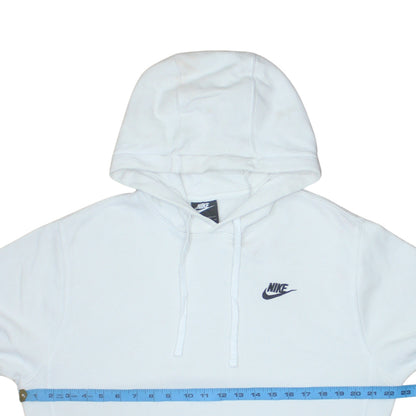 Mens UK Size S Nike White Pullover Hoodie