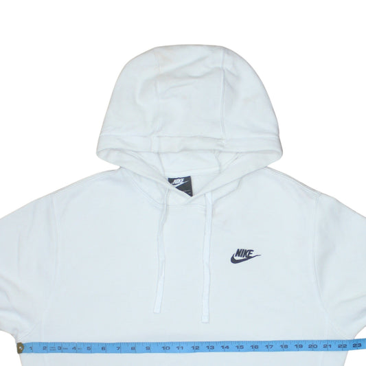 Mens UK Size S Nike White Pullover Hoodie