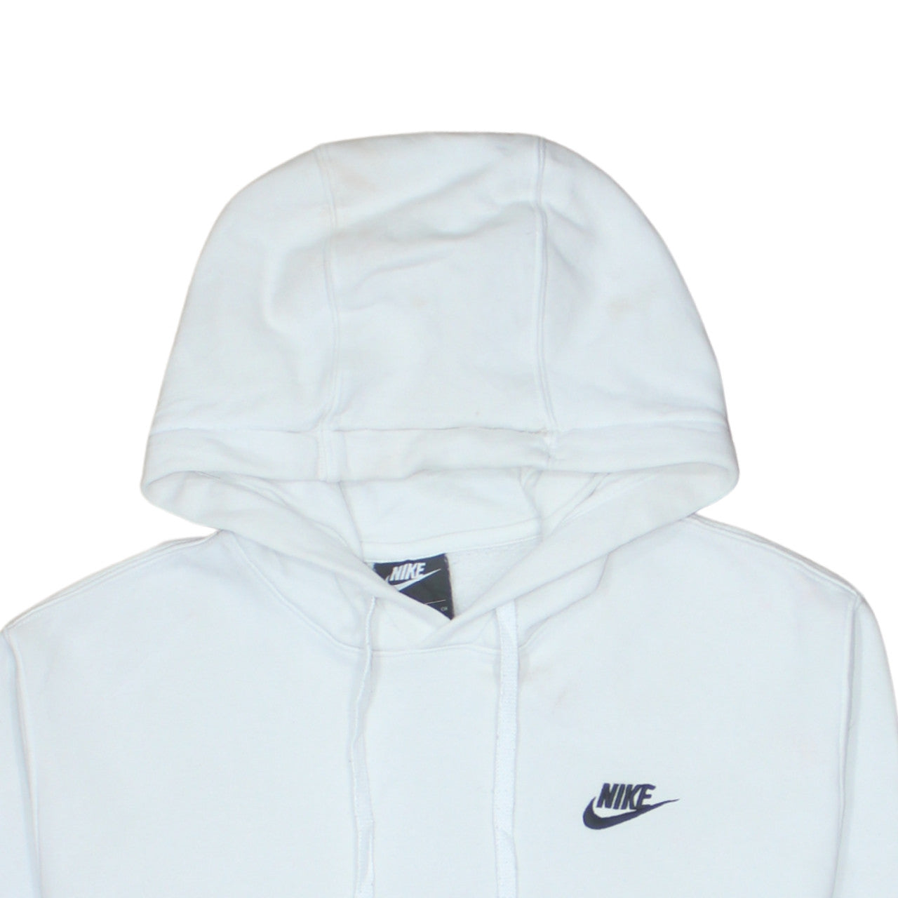 Mens UK Size S Nike White Pullover Hoodie