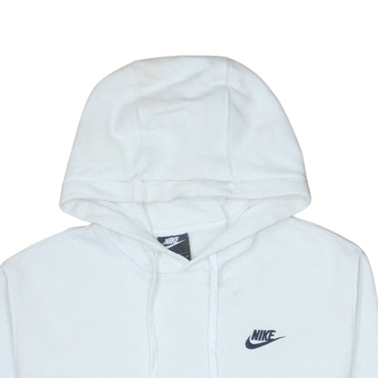 Mens UK Size S Nike White Pullover Hoodie
