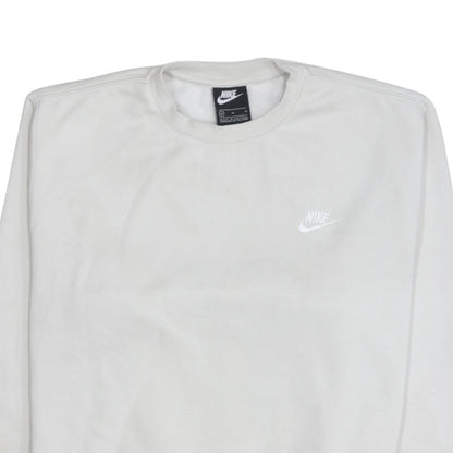 Mens UK Size M Nike White Pullover Sweatshirt