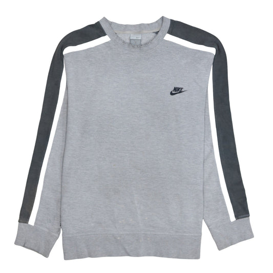 Mens UK Size L Nike Grey Pullover Sweatshirt