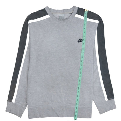 Mens UK Size L Nike Grey Pullover Sweatshirt