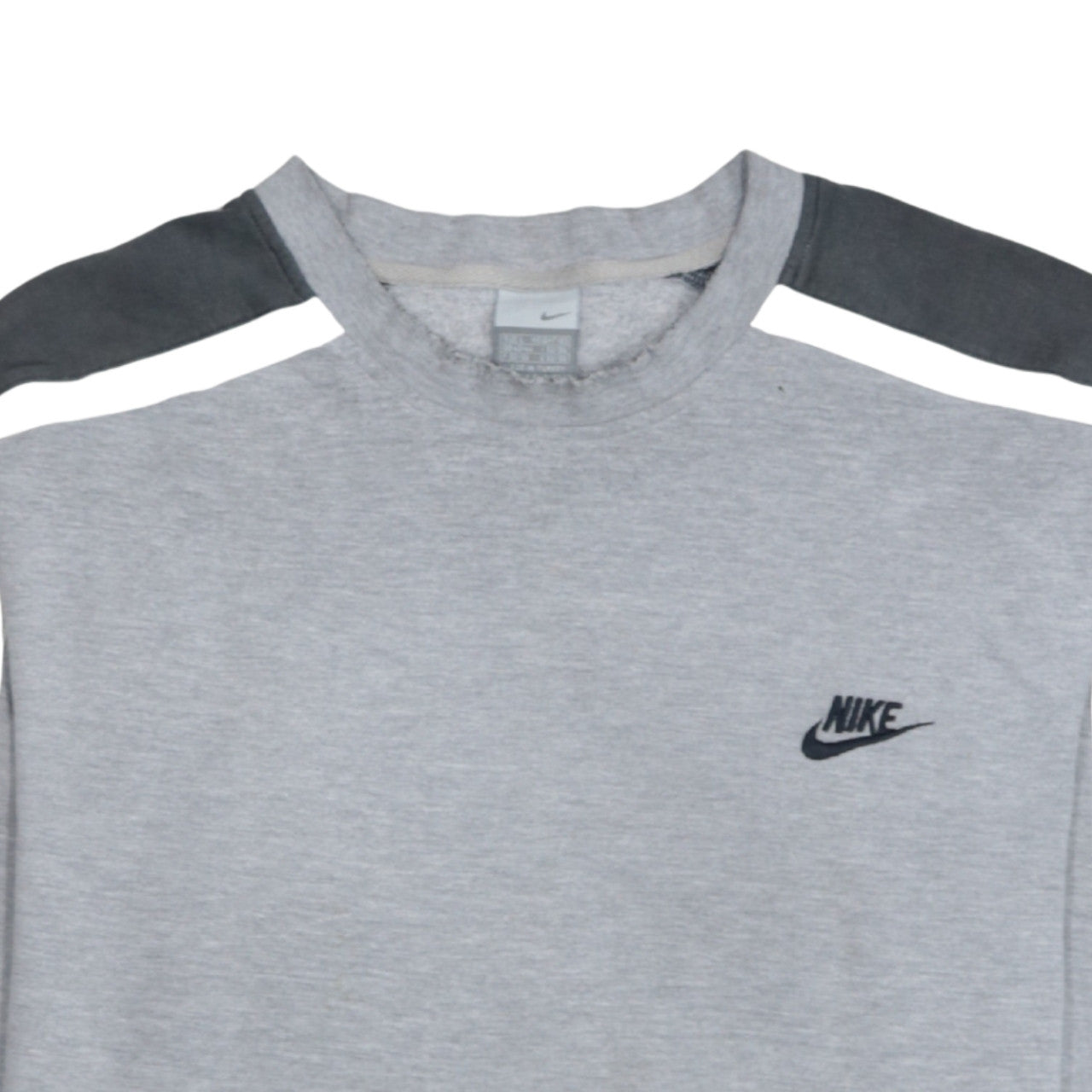 Mens UK Size L Nike Grey Pullover Sweatshirt