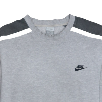 Mens UK Size L Nike Grey Pullover Sweatshirt