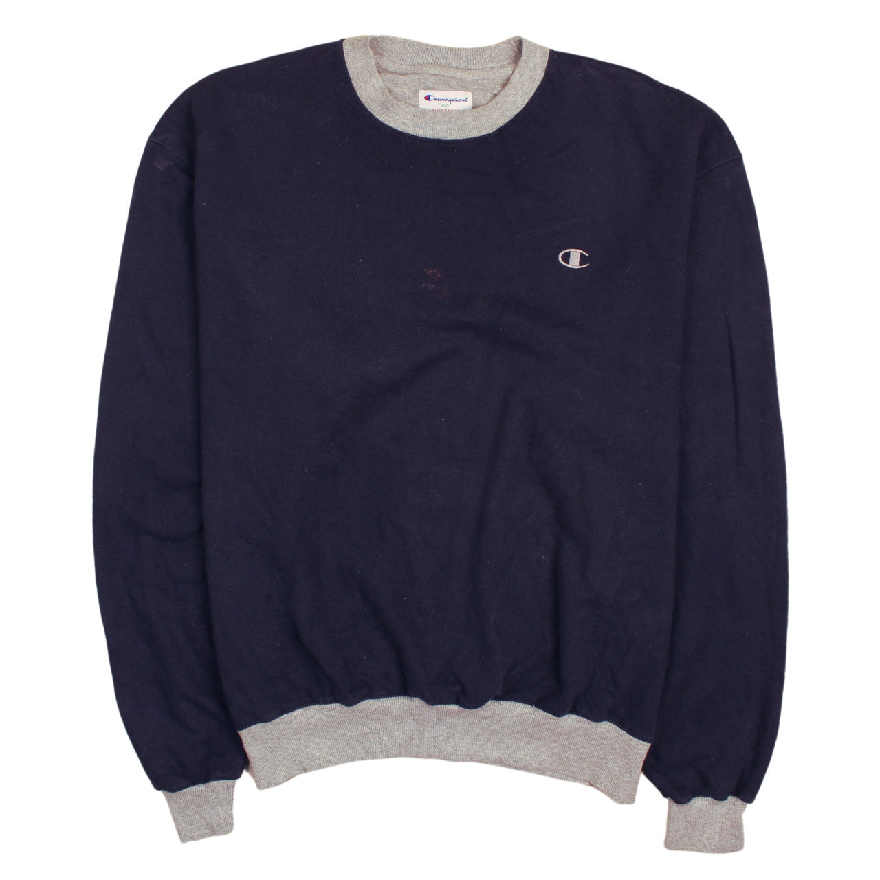 Mens UK Size XL Champion Blue Pullover Sweatshirt