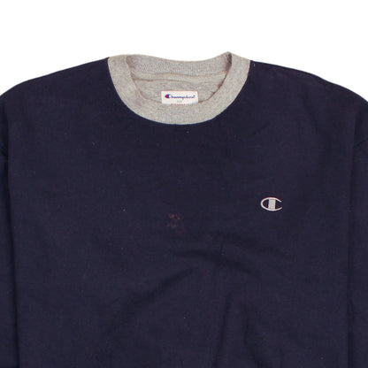 Mens UK Size XL Champion Blue Pullover Sweatshirt