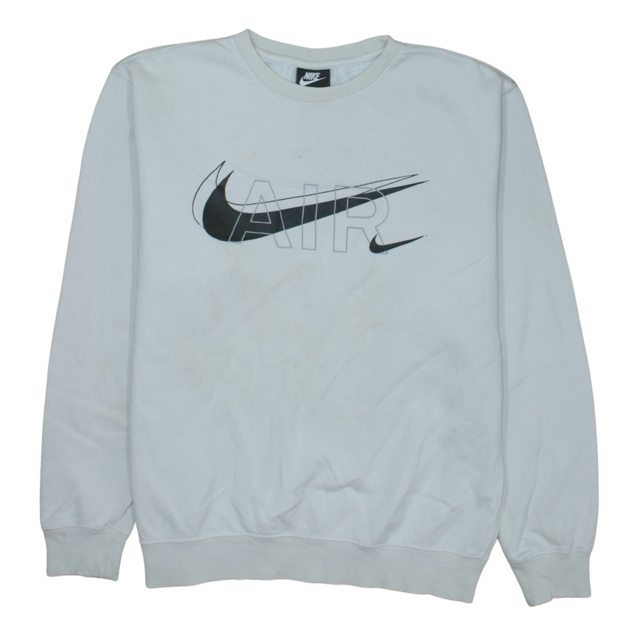 Mens UK Size M Nike White Pullover Sweatshirt