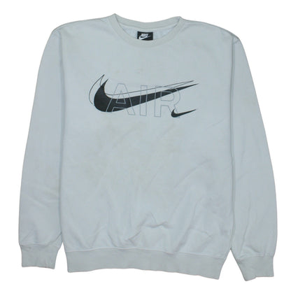 Mens UK Size M Nike White Pullover Sweatshirt