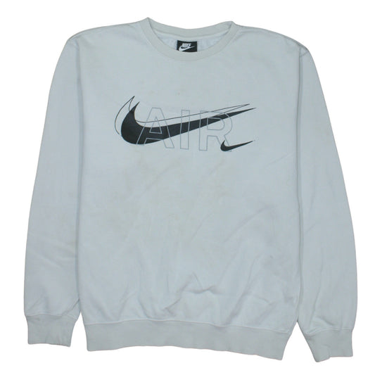 Mens UK Size M Nike White Pullover Sweatshirt