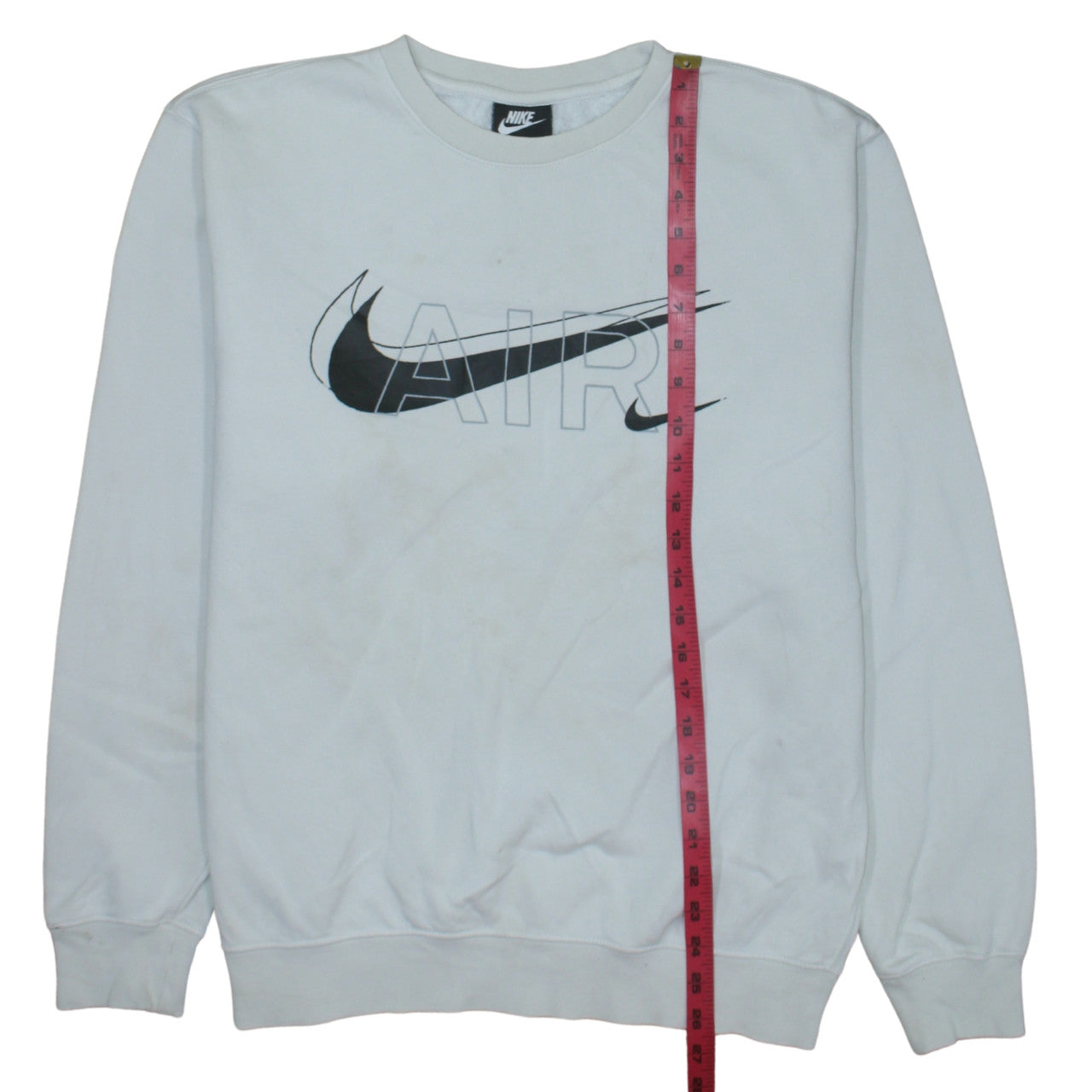 Mens UK Size M Nike White Pullover Sweatshirt