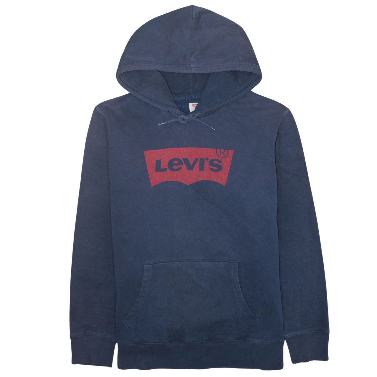 Mens UK Size L Levi's Blue Pullover Hoodie