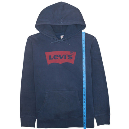Mens UK Size L Levi's Blue Pullover Hoodie