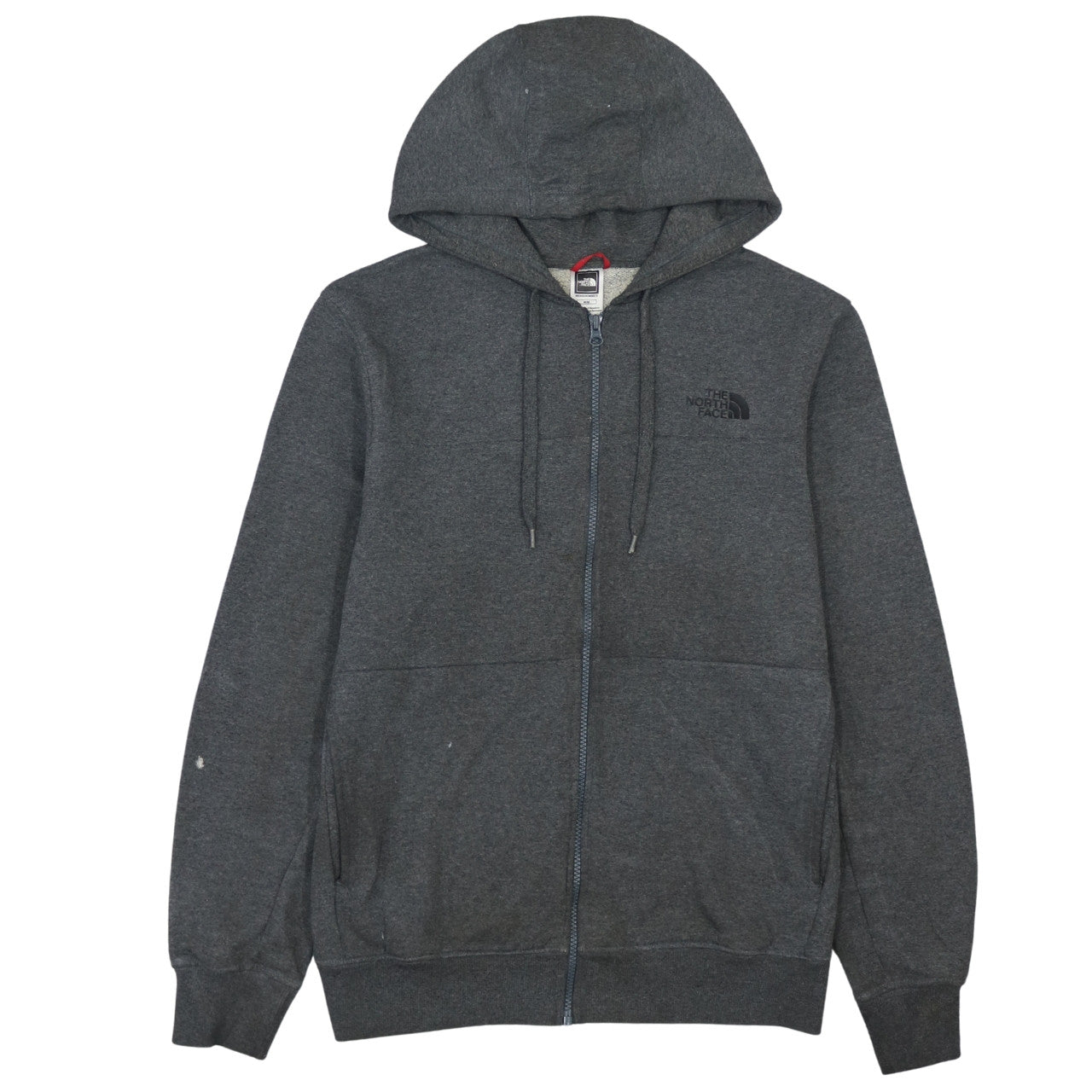 Mens UK Size M The North Face Grey Full Zip Hoodie