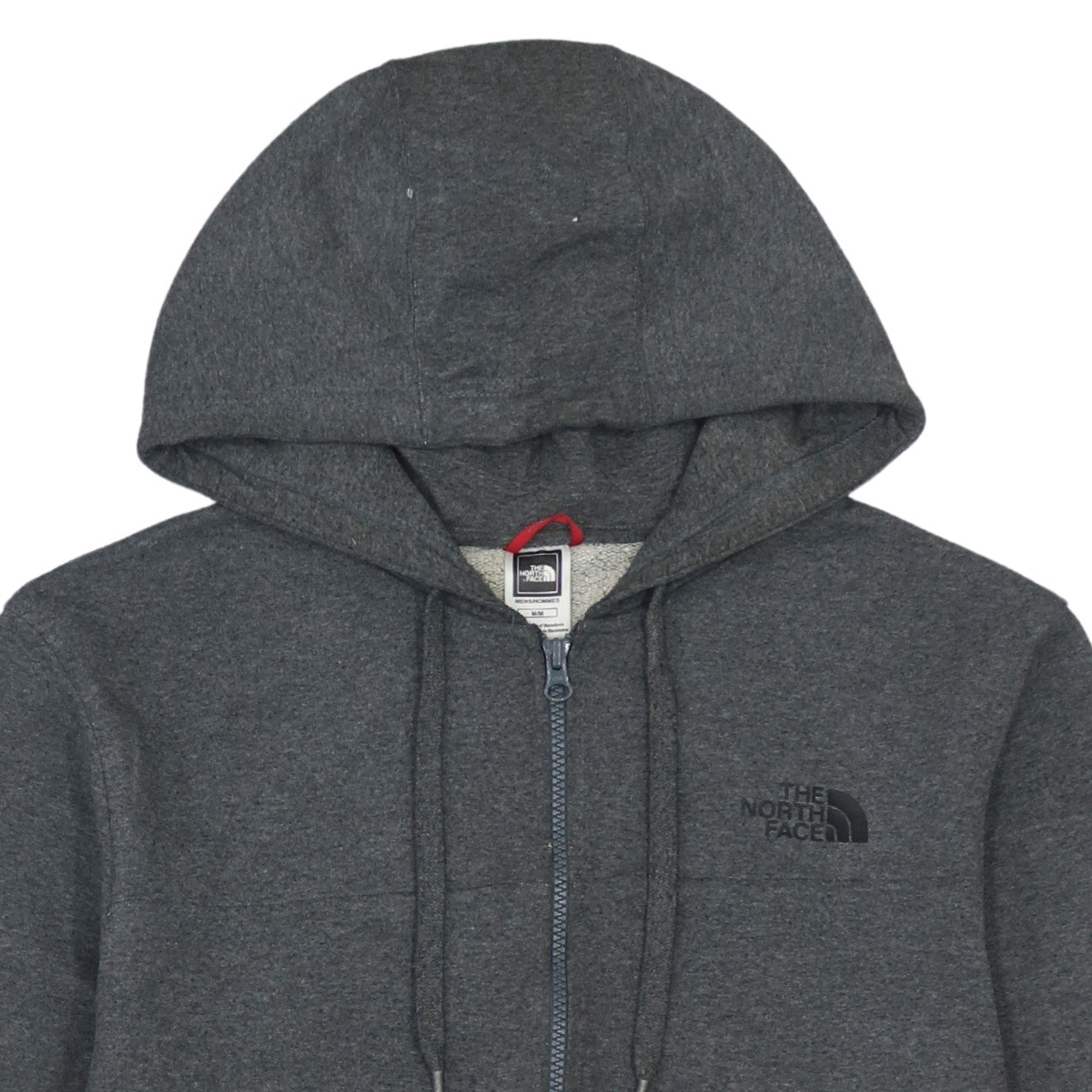Mens UK Size M The North Face Grey Full Zip Hoodie