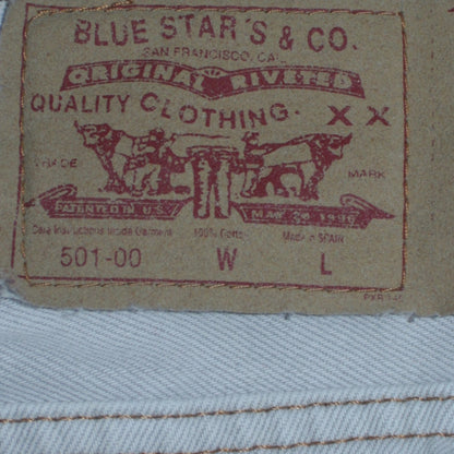 Mens UK Size 38 Blue Star Regular Fit Straight Blue Jeans