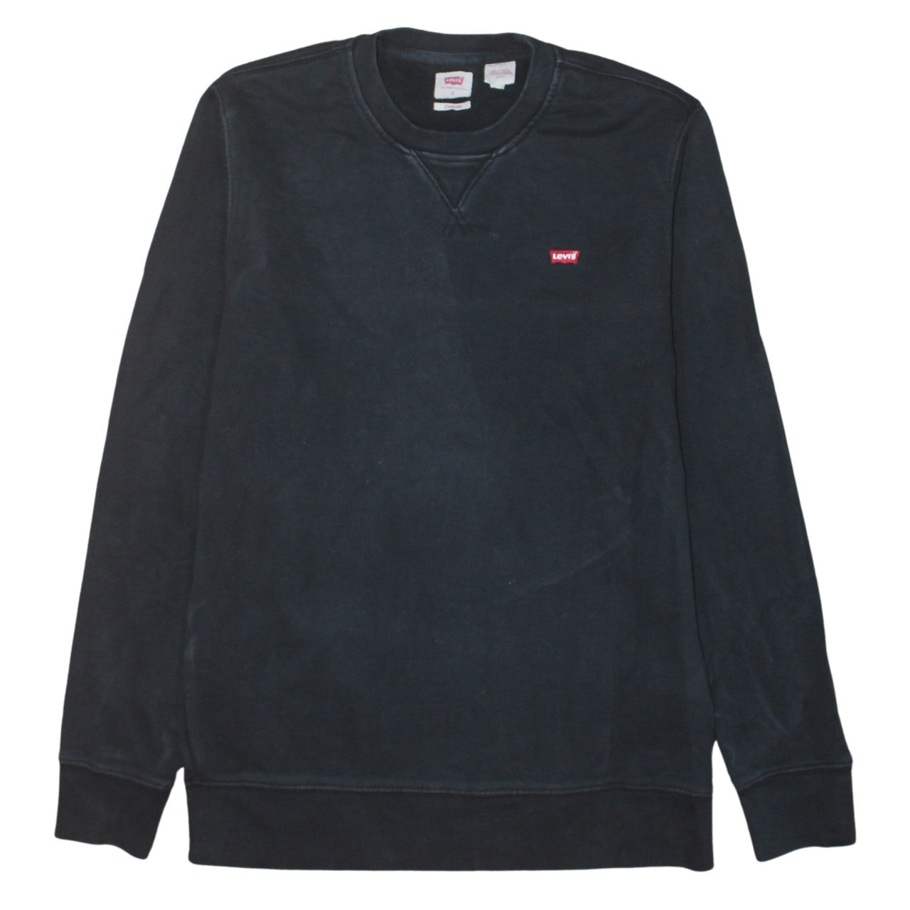 Mens UK Size S Levi's Black Pullover Sweatshirt
