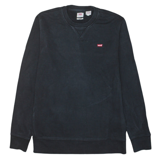 Mens UK Size S Levi's Black Pullover Sweatshirt