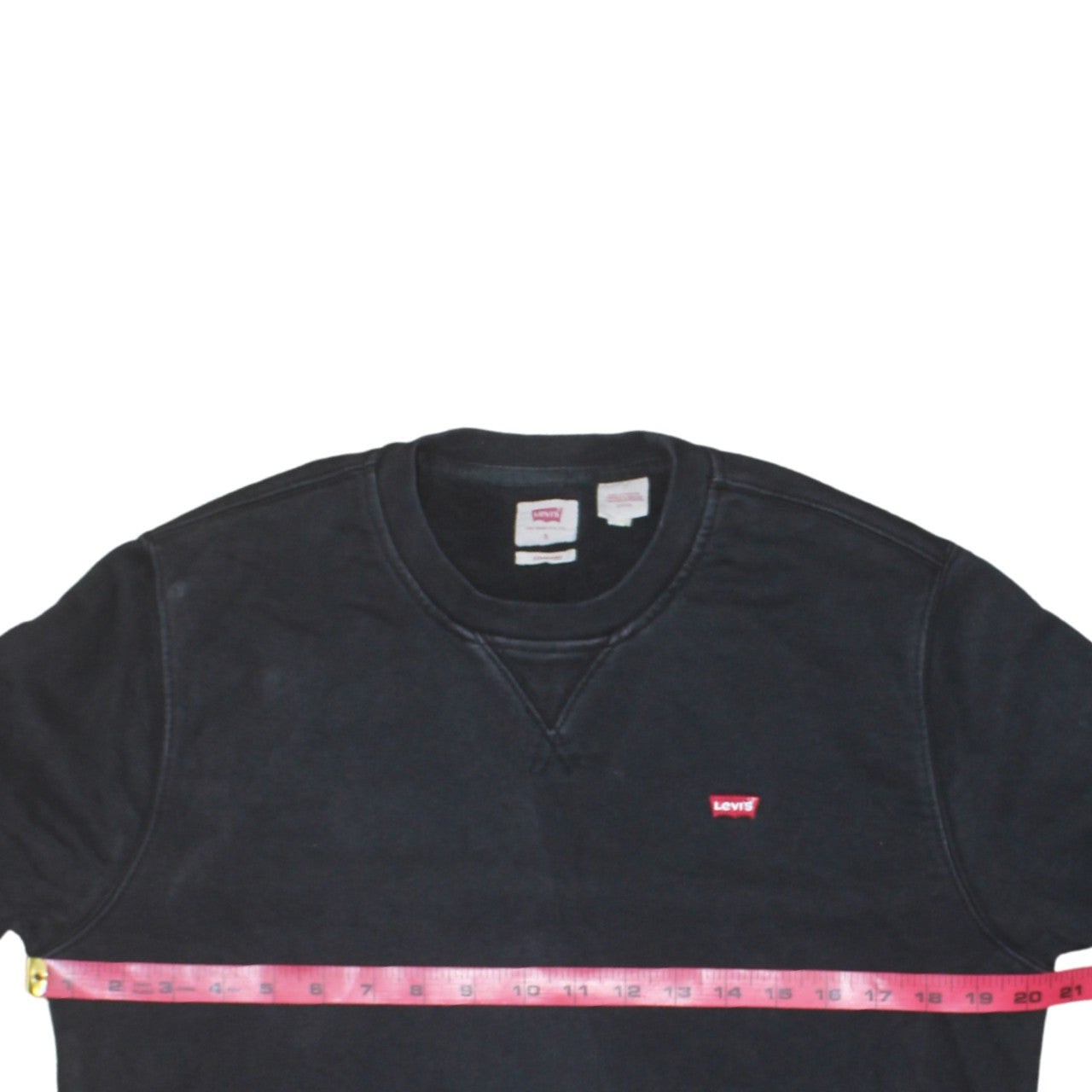 Mens UK Size S Levi's Black Pullover Sweatshirt