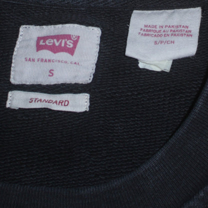 Mens UK Size S Levi's Black Pullover Sweatshirt