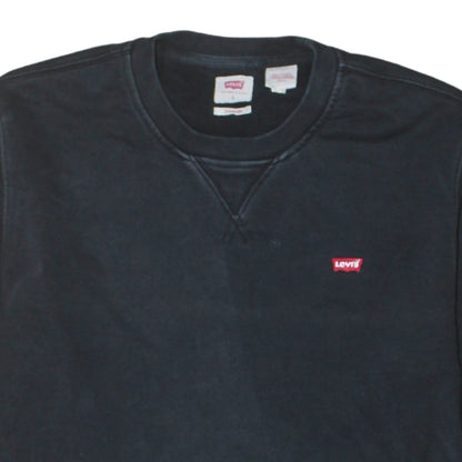 Mens UK Size S Levi's Black Pullover Sweatshirt