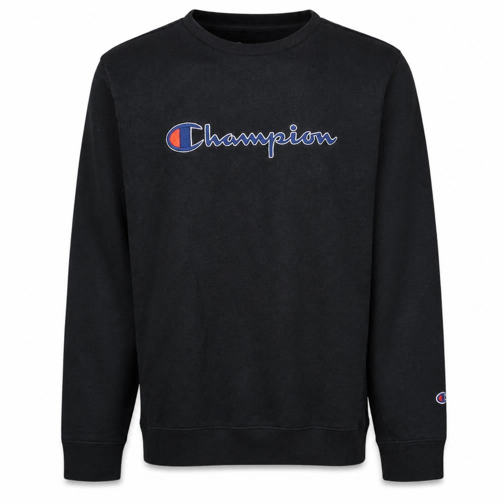 Mens UK Size XL Champion Black Pullover Sweatshirt