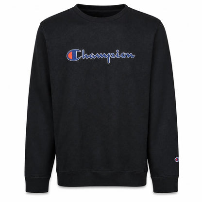 Mens UK Size XL Champion Black Pullover Sweatshirt