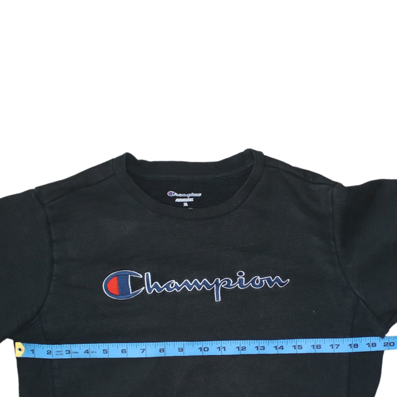 Mens UK Size XL Champion Black Pullover Sweatshirt