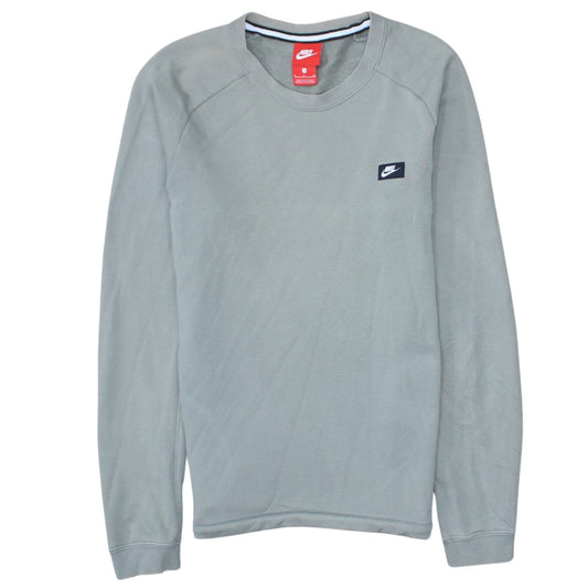Mens UK Size S Nike Grey Pullover Sweatshirt