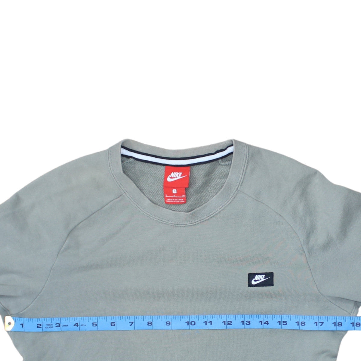 Mens UK Size S Nike Grey Pullover Sweatshirt