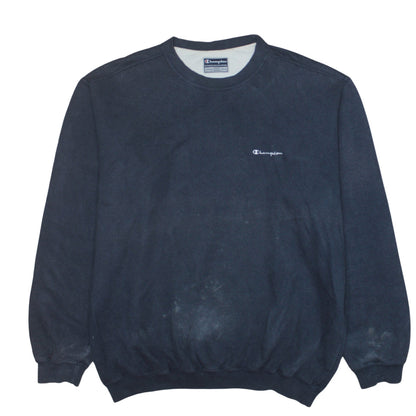 Mens UK Size 2XL Champion Blue Pullover Sweatshirt