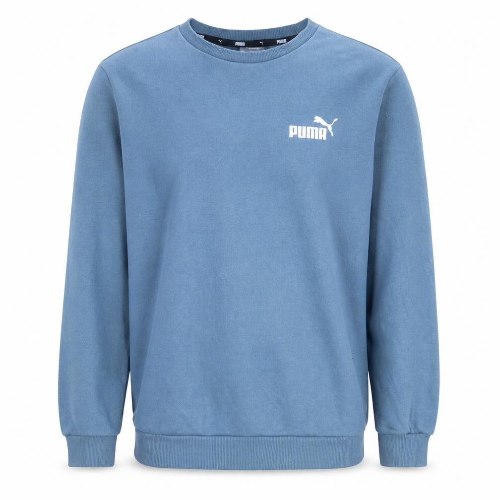 Mens UK Size M PUMA Blue Pullover Sweatshirt