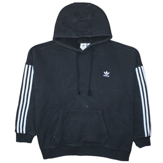 Womens UK Size 3XL adidas Black Pullover Hoodie