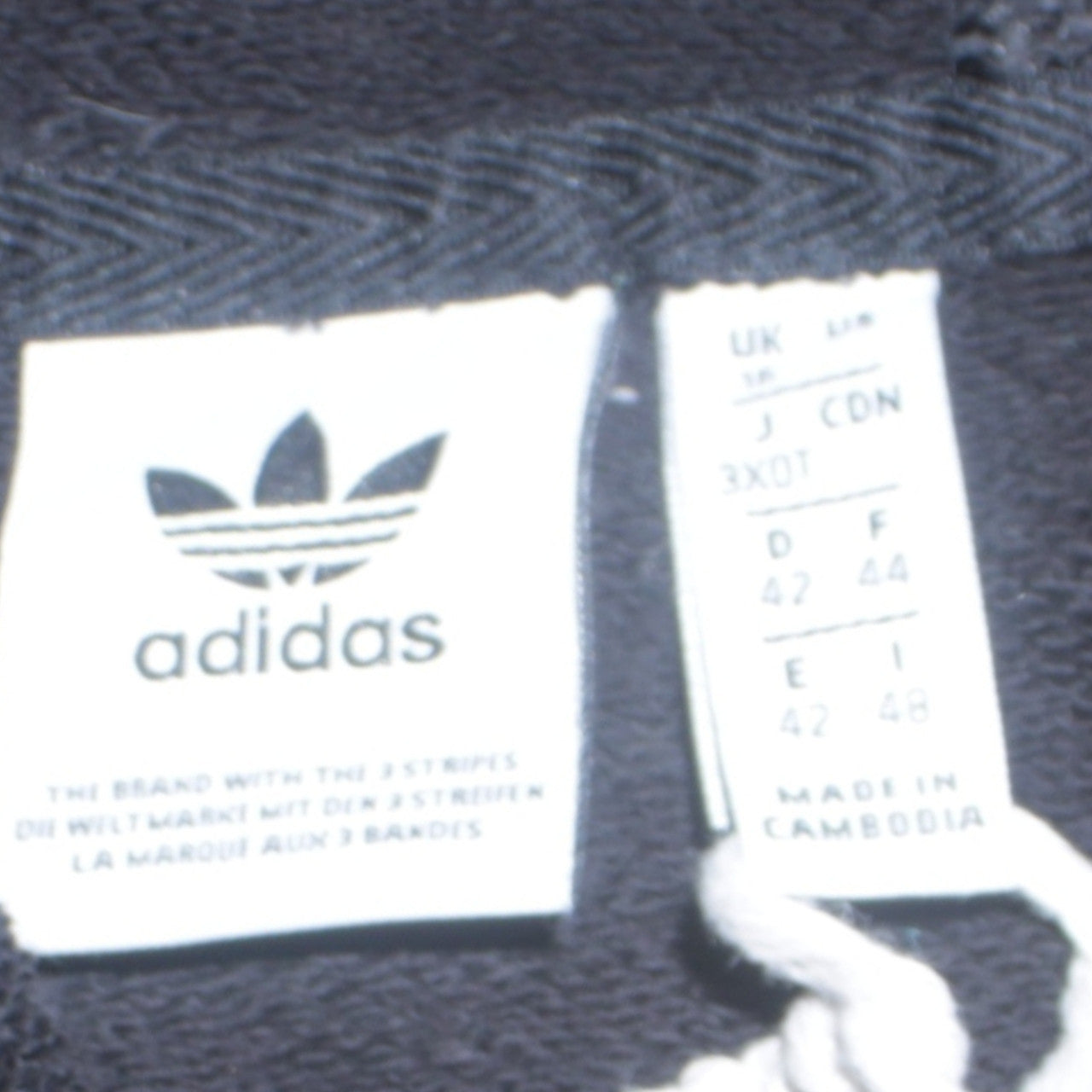 Womens UK Size 3XL adidas Black Pullover Hoodie