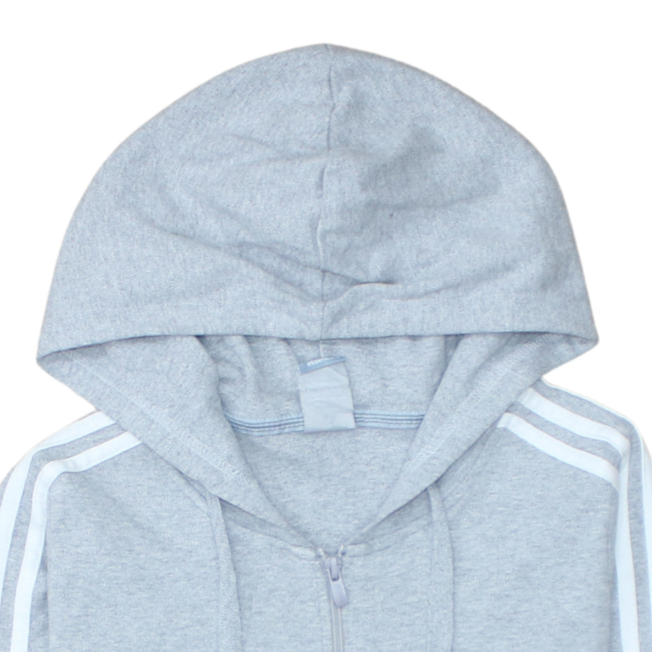 Womens UK Size 12 adidas Grey Full Zip Hoodie