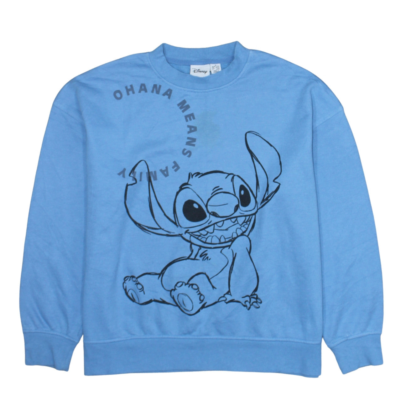 Womens UK Size M Disney Blue Pullover Sweatshirt