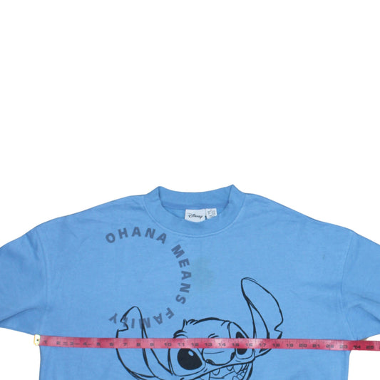 Womens UK Size M Disney Blue Pullover Sweatshirt