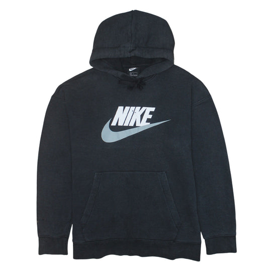 Mens UK Size L Nike Black Pullover Hoodie